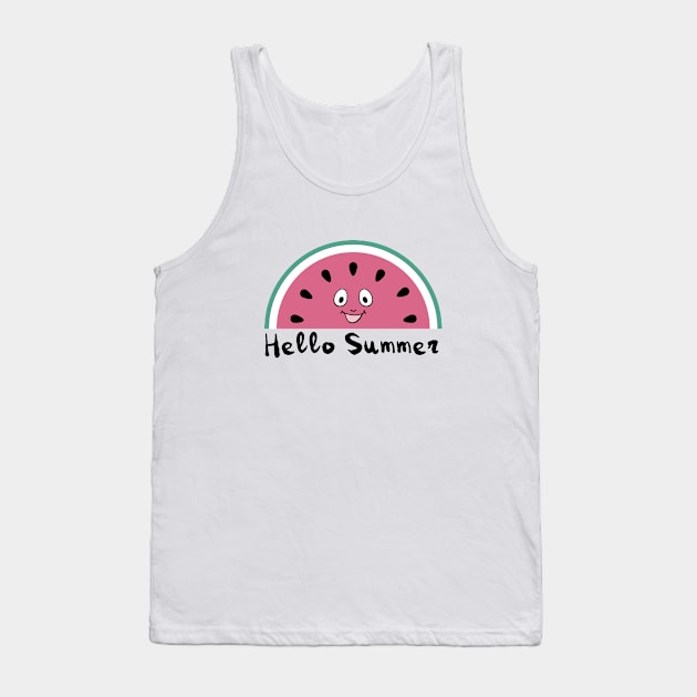 Hello summer Tank Top by AliJun